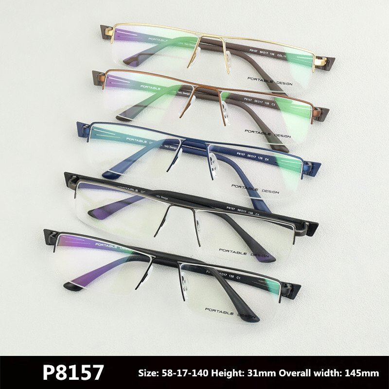 Brand 2024 Titanium Metal Eyeglasses Frames Men Tr90 Mya Optical Of ...
