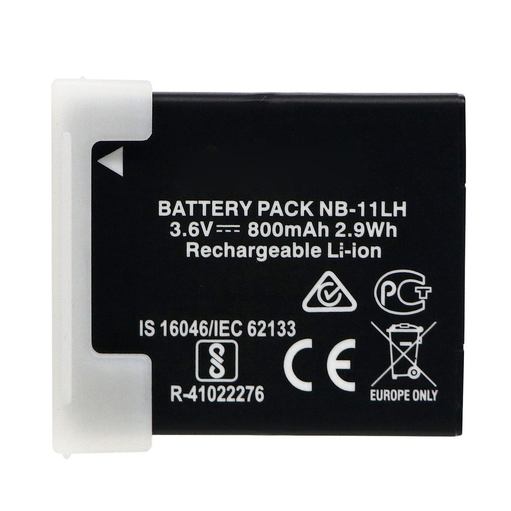 Batteria Compatibile Per Canon PowerShot A3500 IS, A4000, ELPH 110 HS - 500mAh, Sostitutiva NB-11L - 4