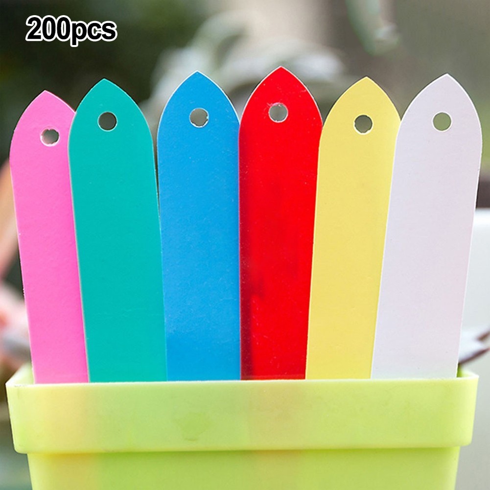 JTFY ️200Pcs Plant Marker Labels Flexible PVC Tag Waterproof Garden ...