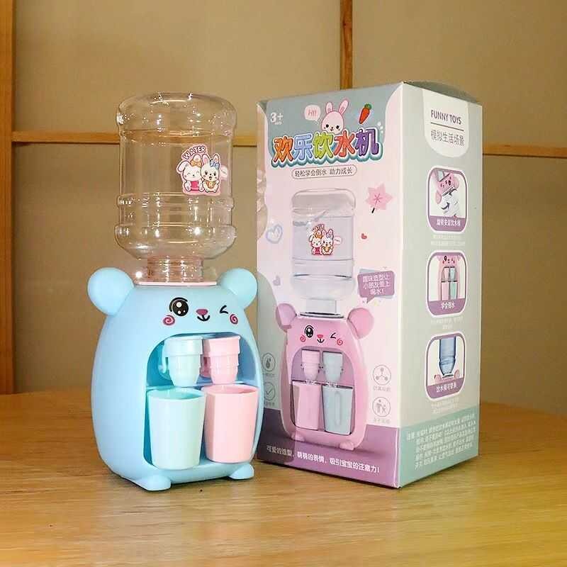 Kids Mini Water Dispenser Kitchen Drinking Fountain Toy Simulation ...