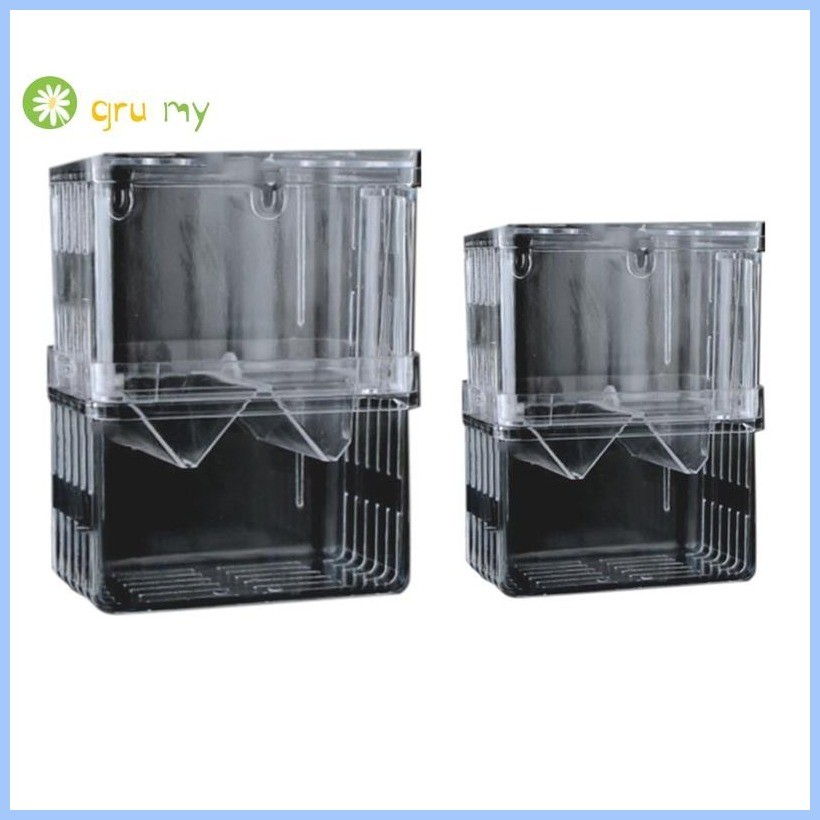 Aquarium Fish Breeder Box Bettas Fish Tank Fish Breeding Isolation Box ...