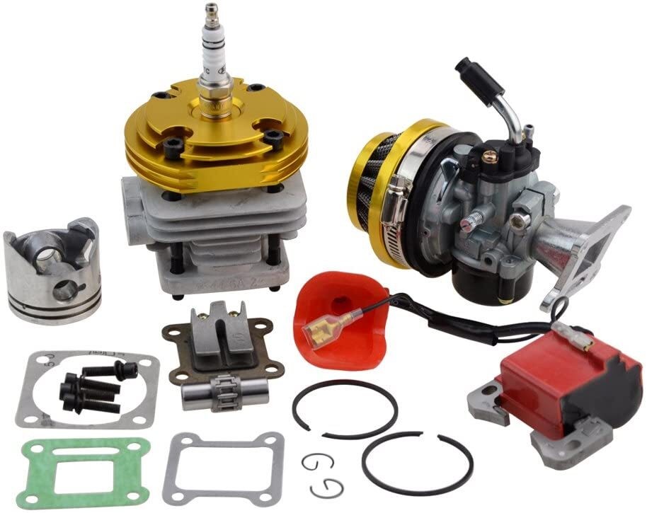 Kit haut de gamme 44 mm Big Bore 53cc 54cc pour moteur 2