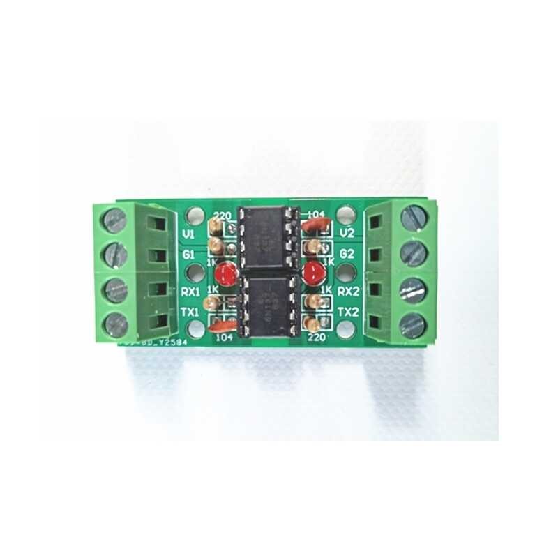 Isolation UART Serial Port Module 6N137 Optocoupler Can Equipp With PCB ...