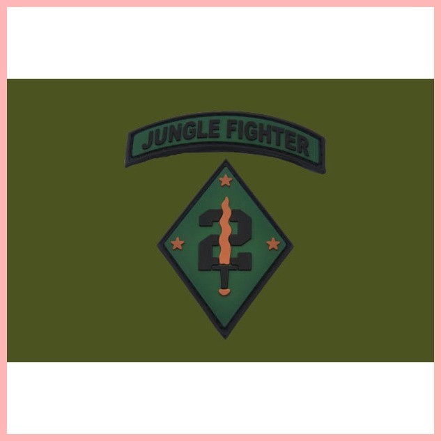 PVC Rubber with Hook Velcro - 2ID Jungle Fighter ☾ ⊙ | Shopee Philippines