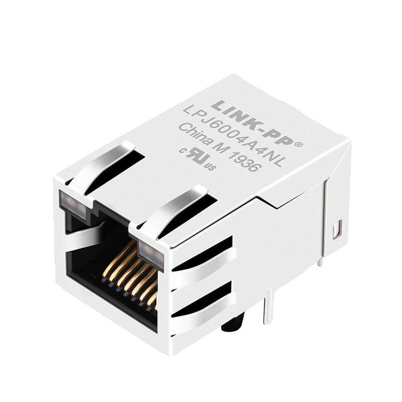 100Mbps dual color RJ45 connector with single port shielded RJ45 ...