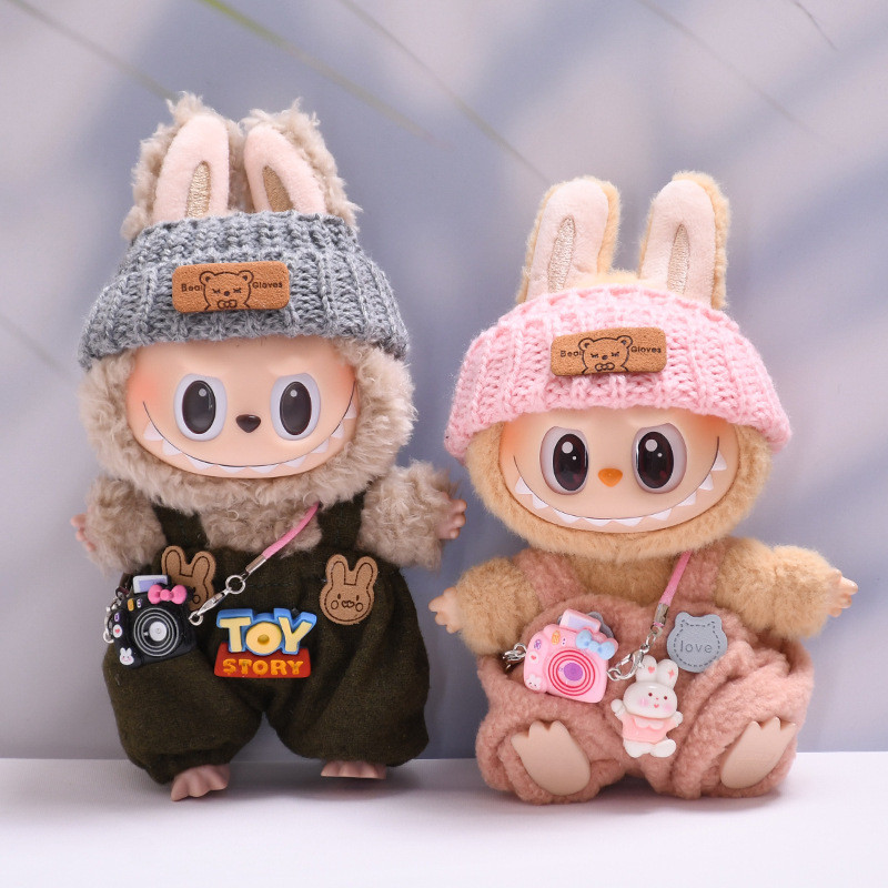 Clothes Only] Blind Box 17cm Pendant Ragbub Clothes Cute Overalls Suit ...