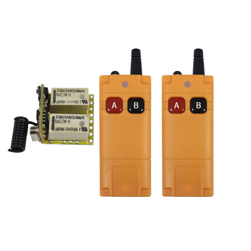 2000M Long Range DC 3.7V-12V Tiny 2 CH Mini Relay Control Micro ...