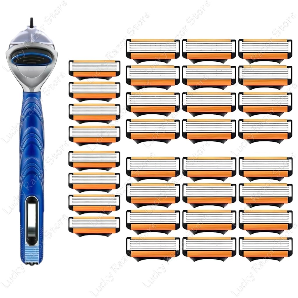 New Fusion Cyclic Replaceable Razor Blade 5 Layers Safety Manual ...