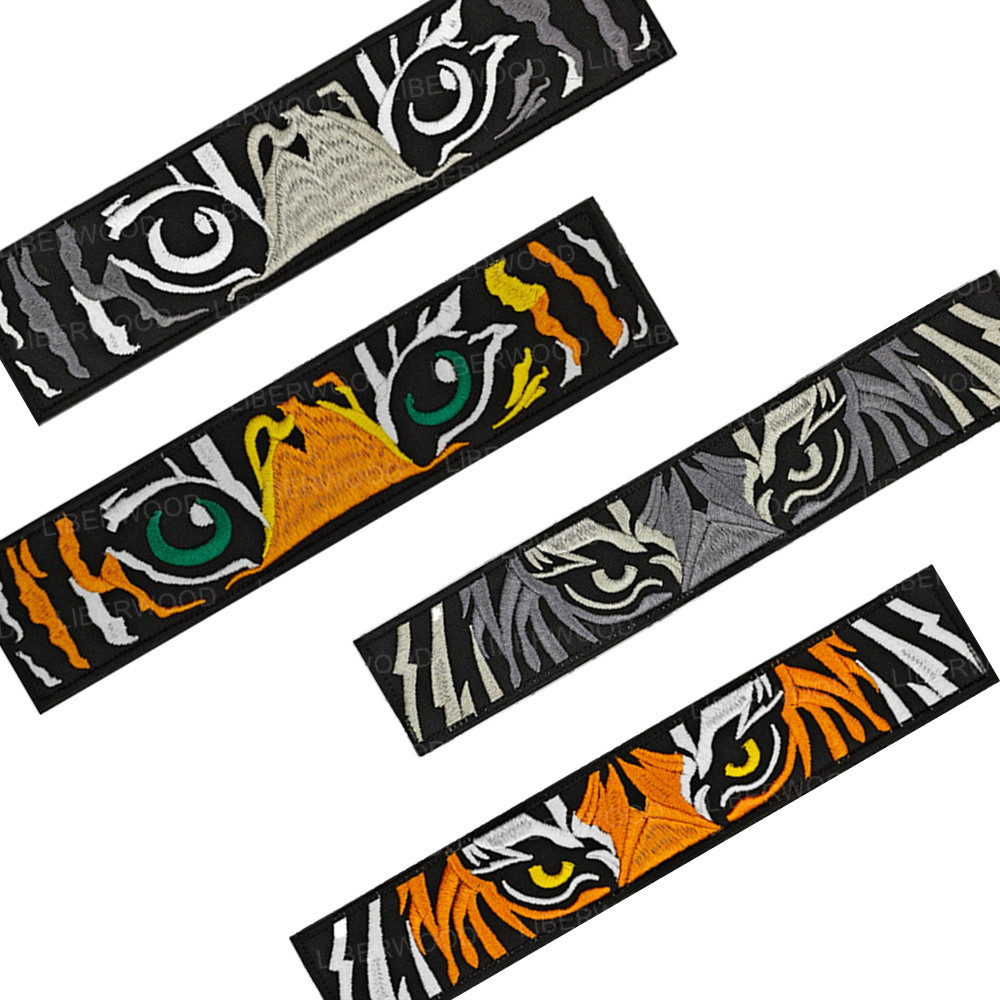 Cool Tiger Gazing Eyes Head Python Eyes Cat Eye Tactical Patch Emblem ...