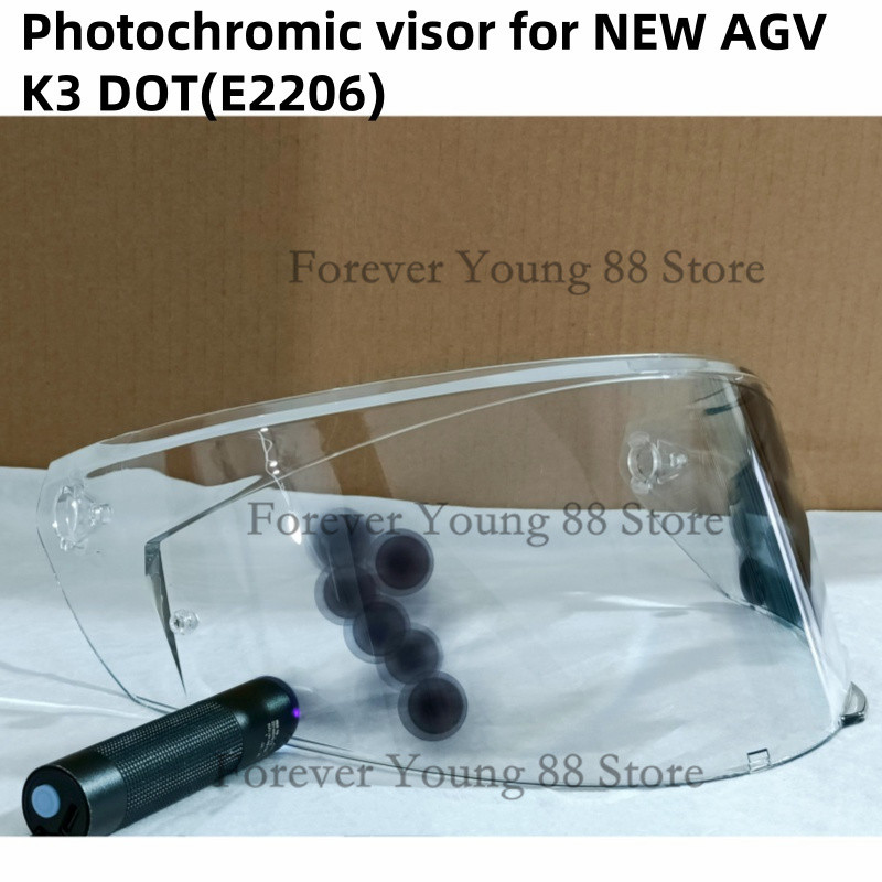 Photochromic Visor For New Agv K Dot E Motorcycle Helmet