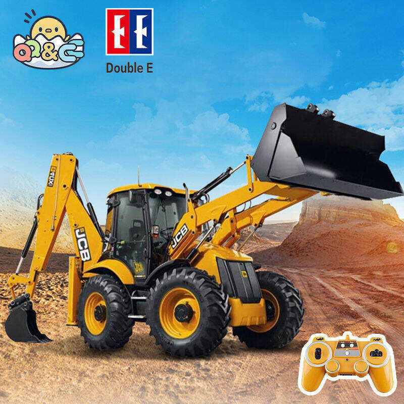 E589 DOUBLE E RC Backhoe Loader 1:20 Excavator Remote Control Car ...