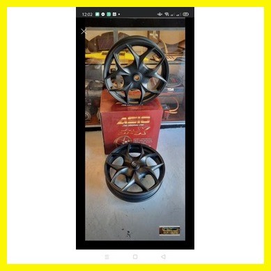 ♨ ⊕ ASIO MAGS SR-X FOR AEROX V1/V2 (SIZE) 3.0x14 Front 3.5x14 Rear ...