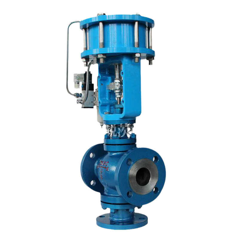 Pneumatic Three-Way Regulating Valve, High Temperature Steam Heat ...