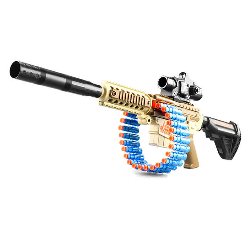 M416 Electric Continuous Firing Soft Bullet Gun Manual Electric ...