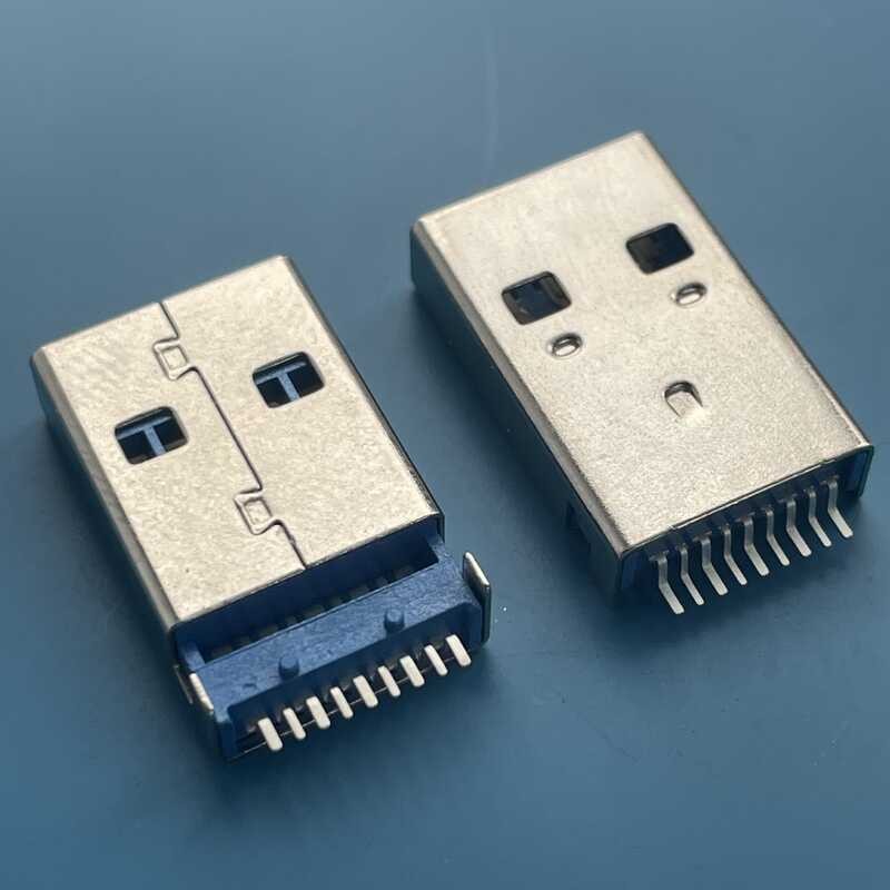 Surface mounted USB 3.0 plug sinking board H=2.6/3.2 straight leg with ...