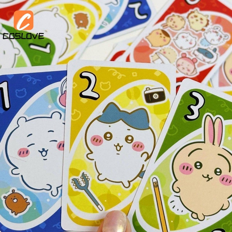 Cute Style Chiikawa Uno Cards Suit For Birthday Fan Made Version ...