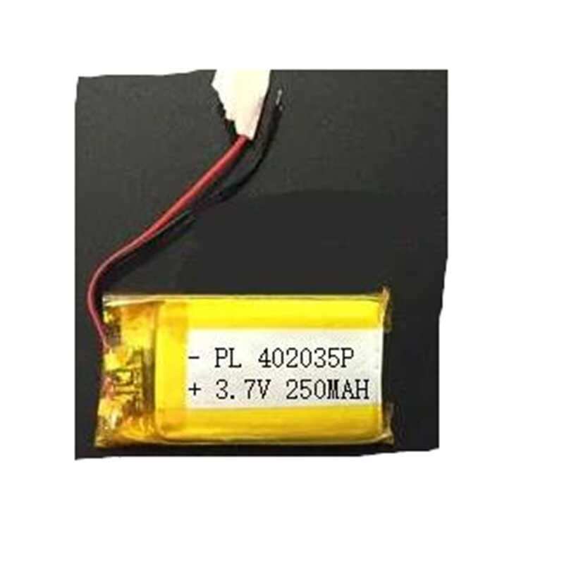 3Pcs/Lot 402035 3.7V 250Mah Polymer Lithium Ion Li-Po Rechargeable ...