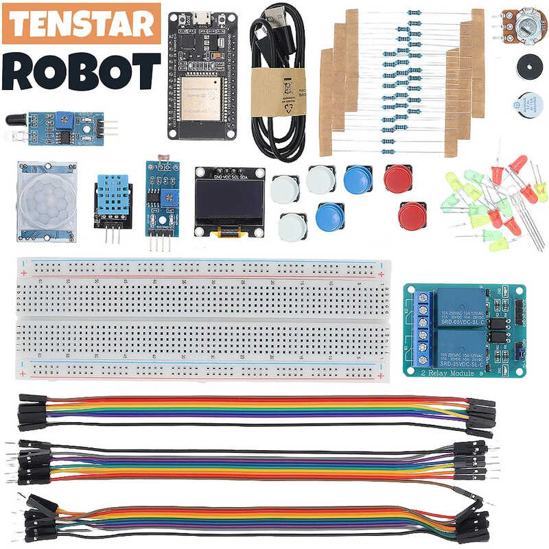 Starter Basic for ESP-32S WIFI Development Board Project Learning Kit ...