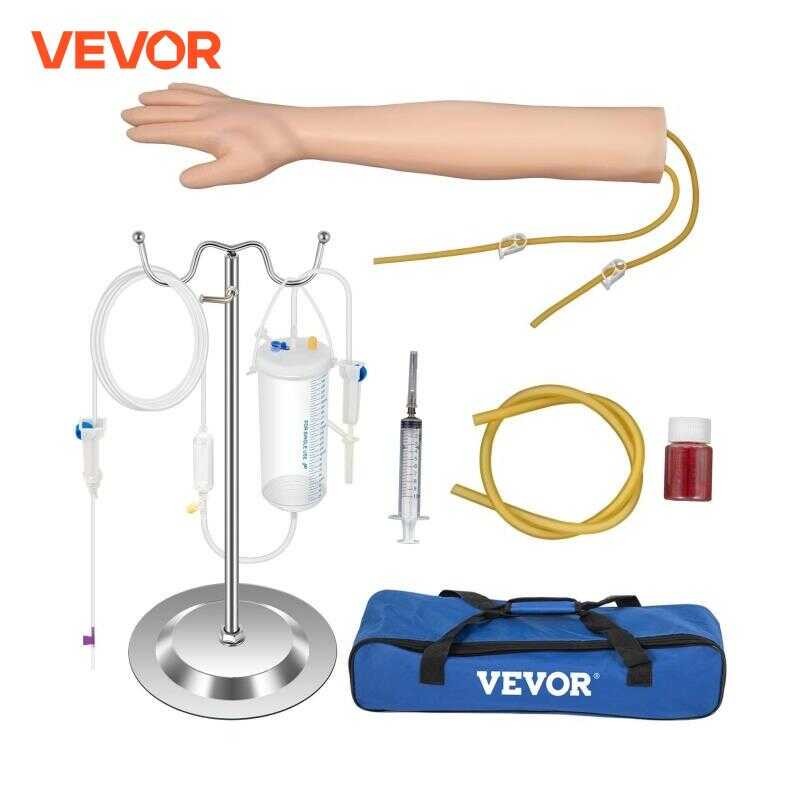 VEVOR Intravenous Arm Kit PVC High Simulation Nurse Blood Drawing ...