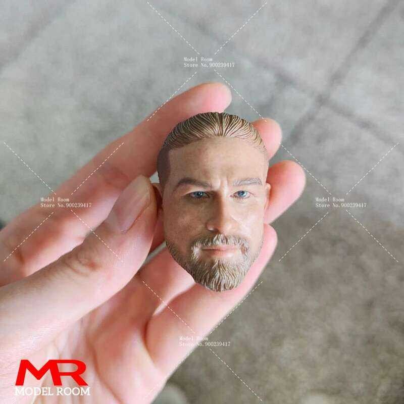 Testa Scolpita 1/6 Maschile Charlie Hunnam Per Action Figure 12 Pollici PVC - 2