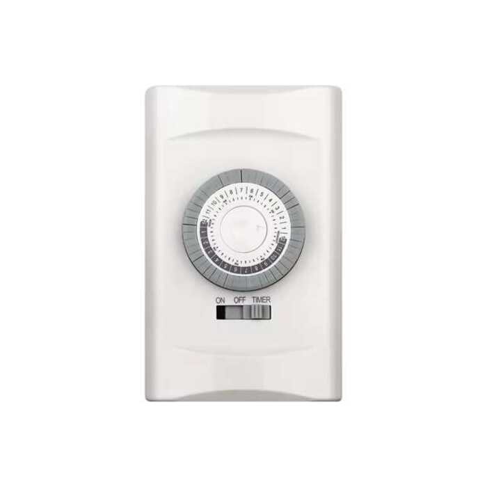 24 Hour Single Pole Mechanical In Wall Timer With ETL Listed | Shopee ...