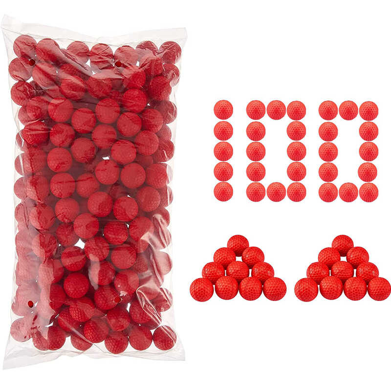 377 100 Rounds Compatible Ammo Bulk Bullets Toy Ball Dart For Nerf 