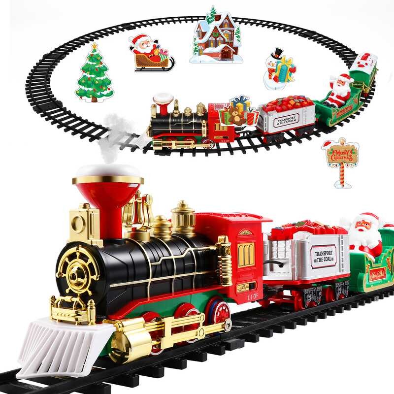 88 Train Small Toddler Child Model Trains Christmas Tree Toy Plastic ...