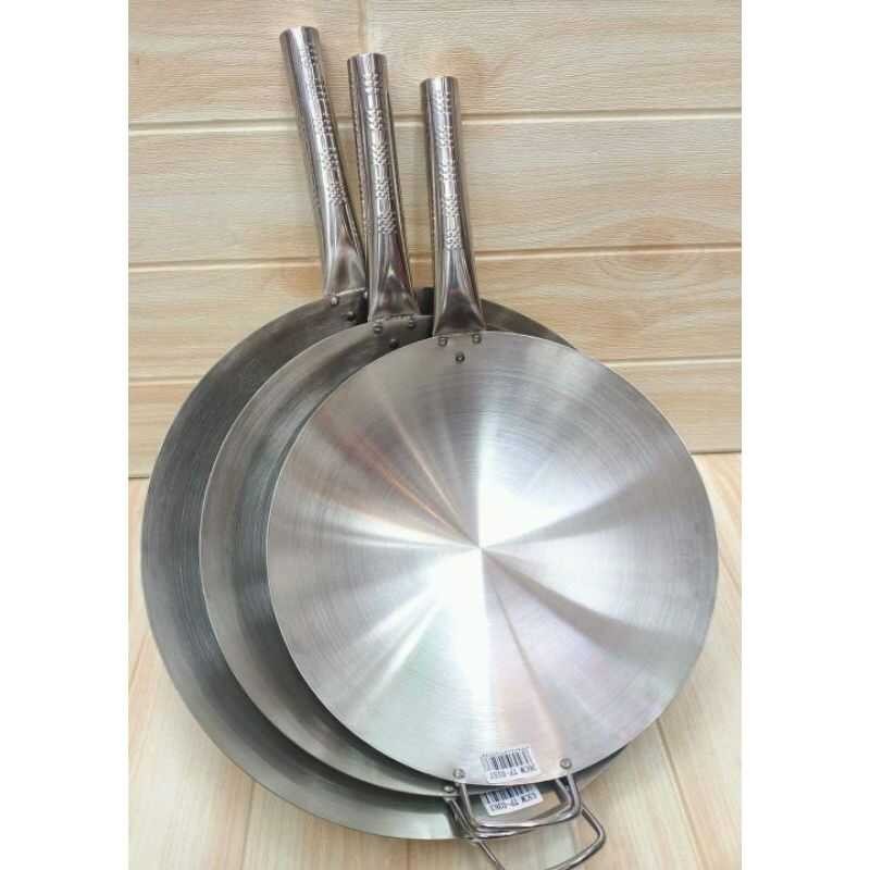 Stainless Chinese Wok High Quality D1 | Shopee Philippines