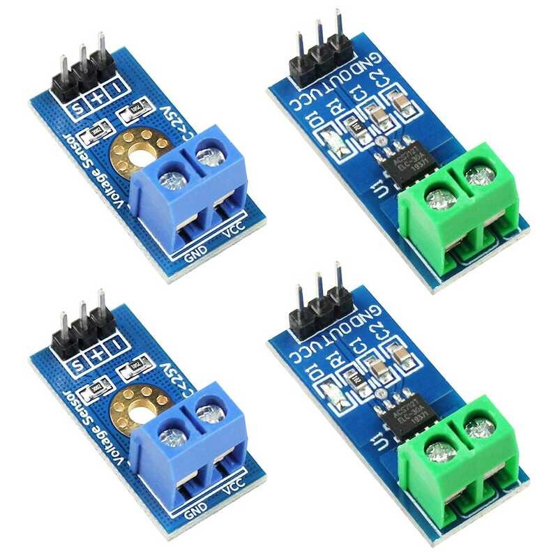 Hall Effect WayinTop Current Sensor Module 30A Range ACS712 Module+2 ...