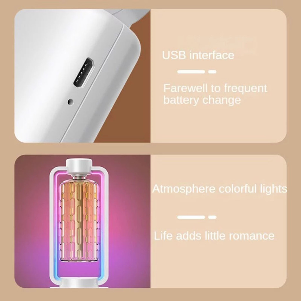 【COD]Rechargeable USB Aroma Diffuser with Color Lights | 5 Modes Auto ...