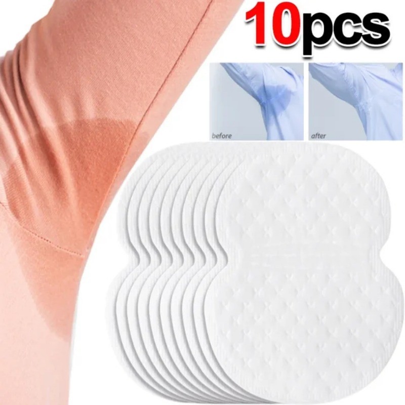 10Pcs Invisible Soft Underarm Sweat Absorbent Stickers - Disposable ...