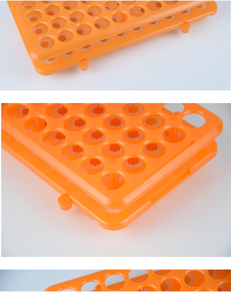 Plastic Test Tube Rack Multifunctional 5-15ml Available Plastic ...