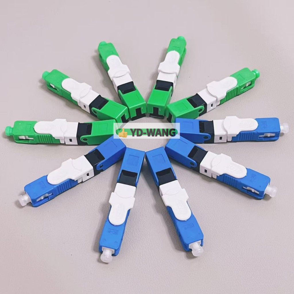 ESC250D Fast SC Connector UPC APC Single mode Fiber Optic Assembly ...
