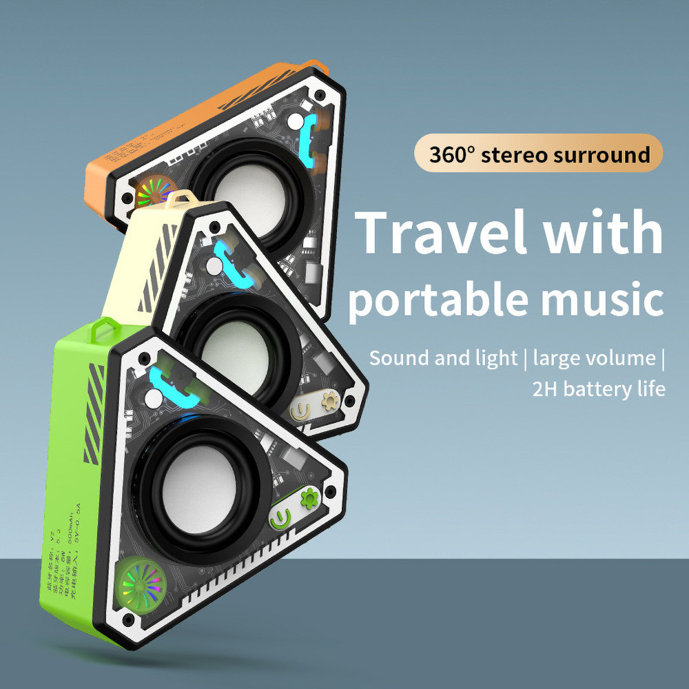 G200 RGB Wireless Bluetooth Mini Magnetic Speaker Portable Stereo Bass ...