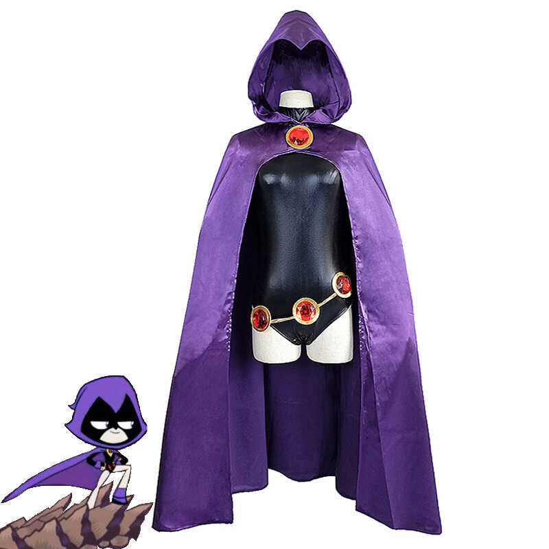 Anime 5a4 Animation Cos Costume Raven Teenager Titan Raven Cosplay ...