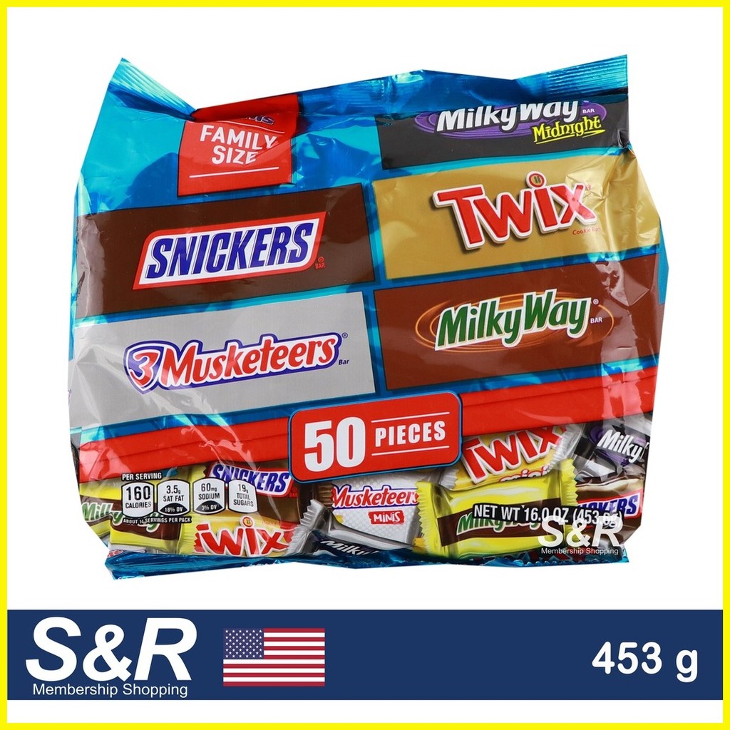 Mars Mix Mini Assorted Chocolates 50pcs | Shopee Philippines