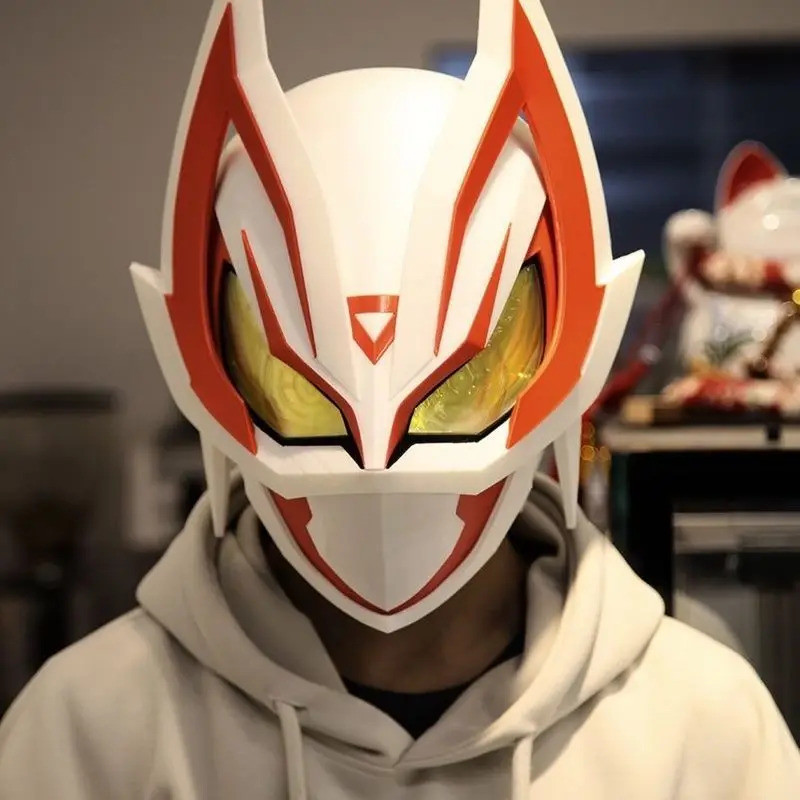 Anime Shin Kamen Rider Cosplay Led Light Helmet For Adult Men Halloween ...