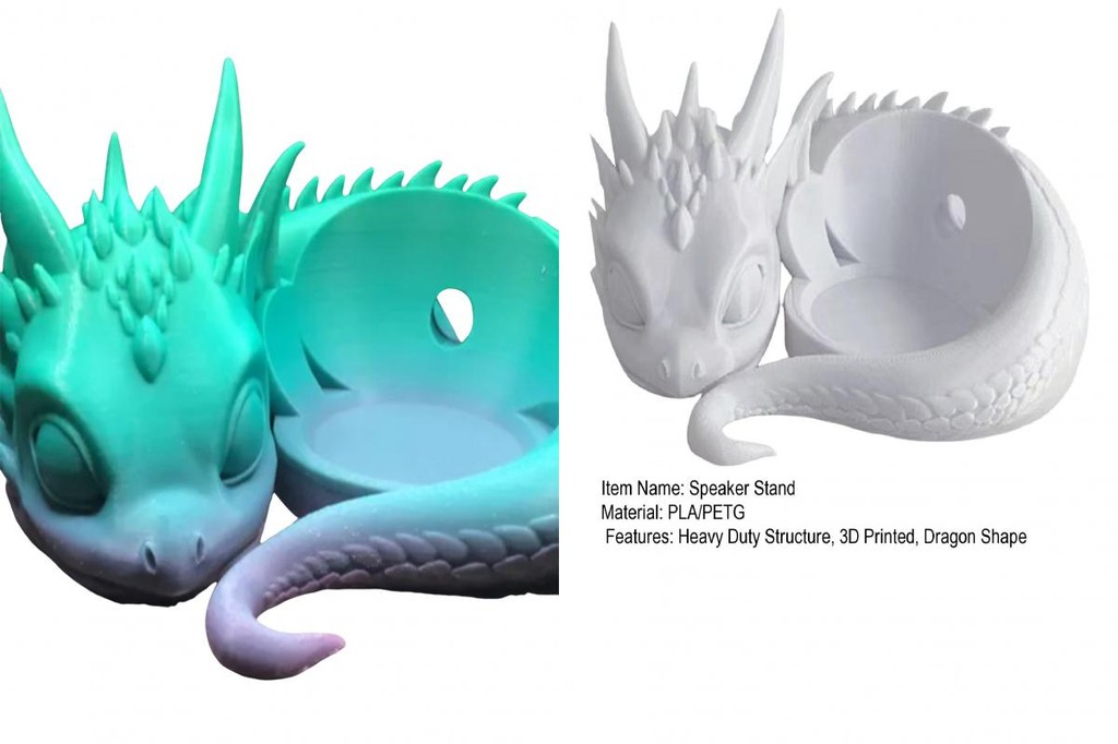 [stylishlife] Dragon Shape Speaker Holder Smart Speaker Mount Dragon ...