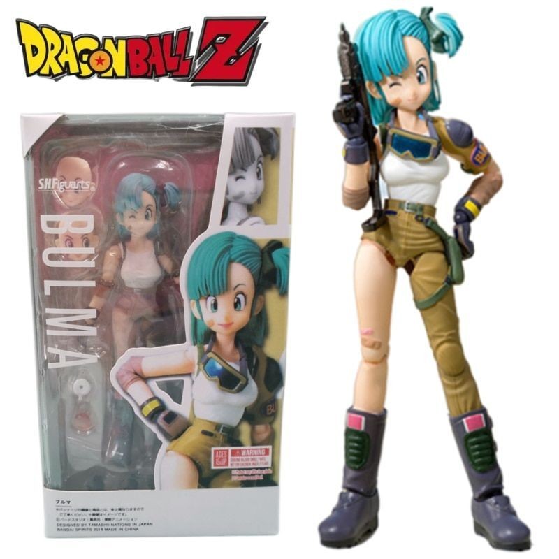 Dragon Ball Anime Action Figure Bulma Mfg Series Shf Soldier Essories ...