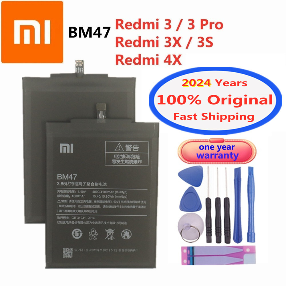 2024 Year Bm47 Original For Xiaomi Redmi 3Pro 3 Pro Hongmi 3S 3X 4X ...