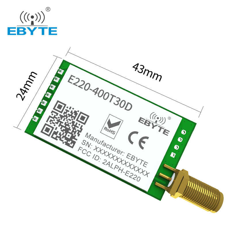 LLCC68 LoRa 433MHz Wireless Module 470MHz 30dBm Long Range 10km RSSI ...