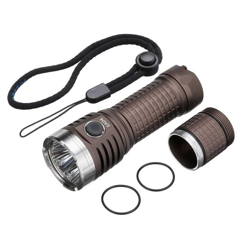 EA04 Astro 12600LM 382M Flashlight 4*HP50 LED USB Type-C Rechargeable ...