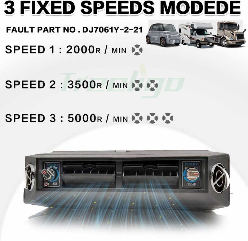 LY Aspligo 12V 24V Universal Conditioning Cook A/C Auto Electric Air ...