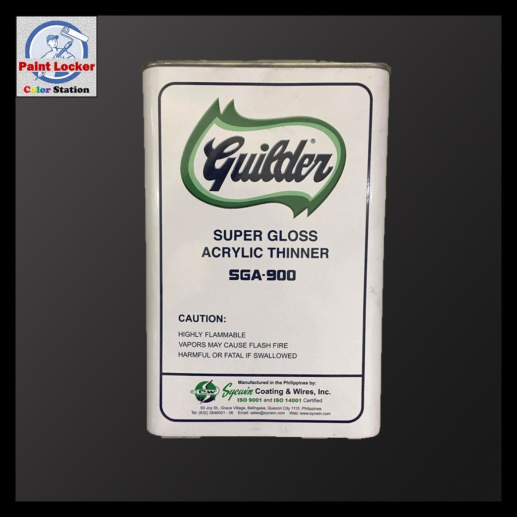 ♠ ∈ ☔ Guilder Super Gloss Acrylic Thinner - 1 Liter | Shopee Philippines