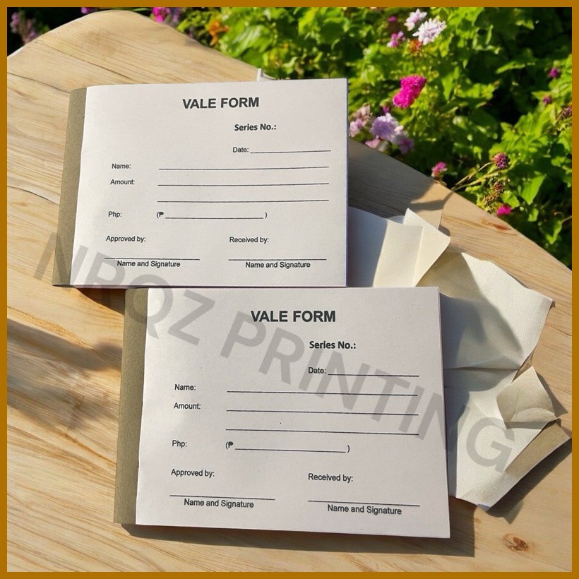 GENERIC VALE FORM CARBONIZED (duplicate) | Shopee Philippines