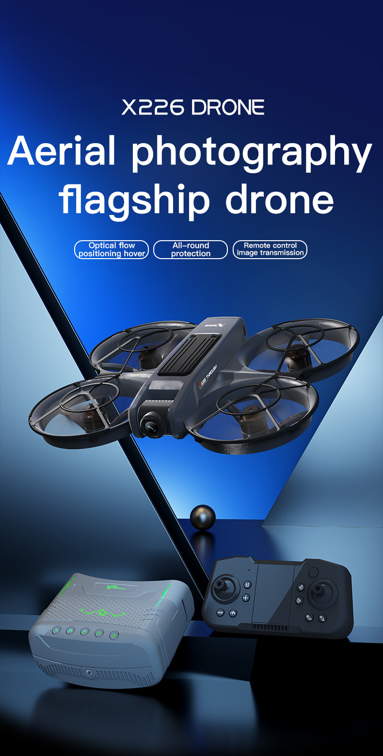 | On Hand | X226 VR Drone with Dual Transmission, Brushless Motor ...