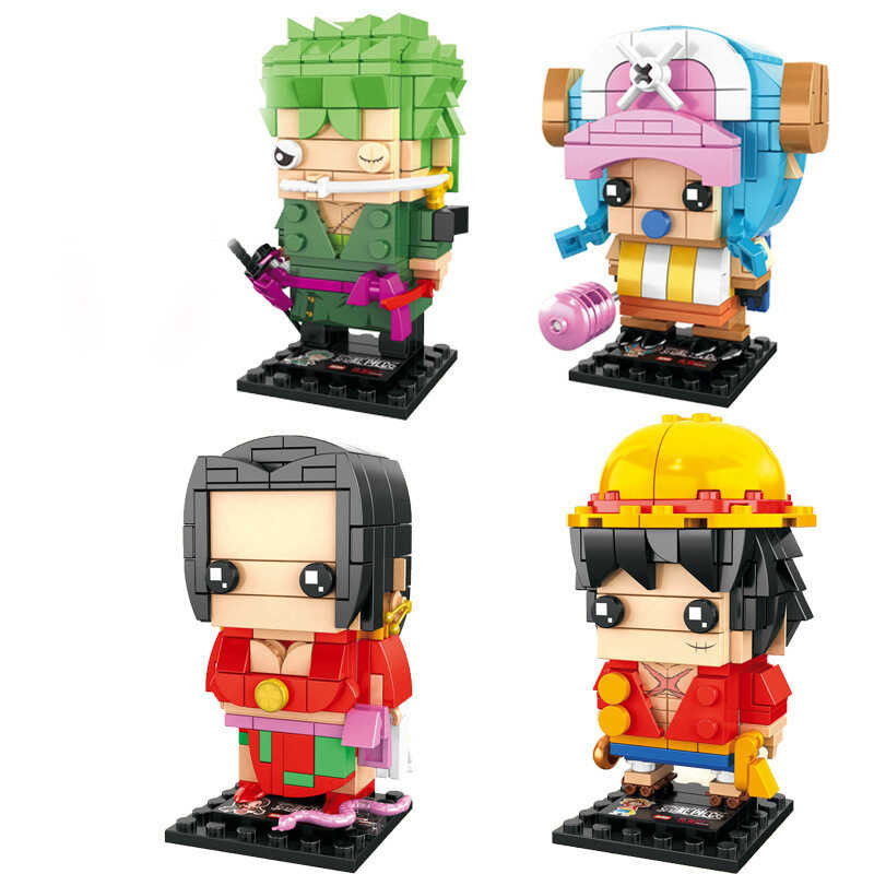 3 MOC 2 One Piece Luffy Solon Qiao Ba Fangtouzai Animation Hand ...