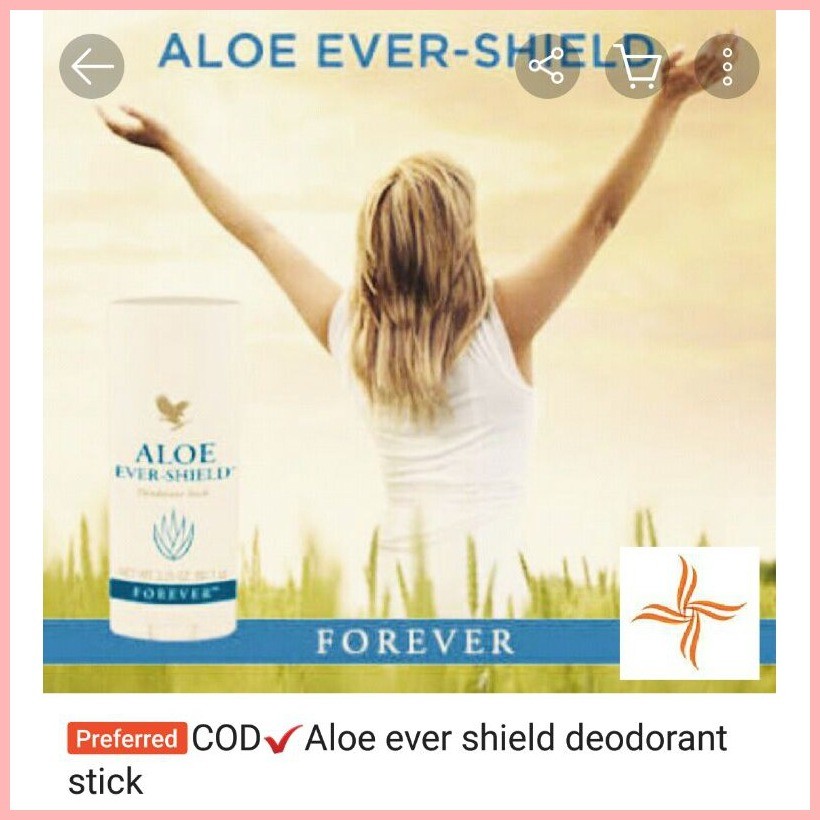 Aloe Ever Shield Deodorant Stick Forever Living Products ♂ ๑ | Shopee ...