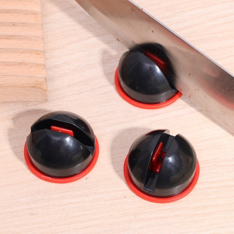 Self Adhesive Ball Shaped Blade Knife Grindstone Portable Mini Knife ...