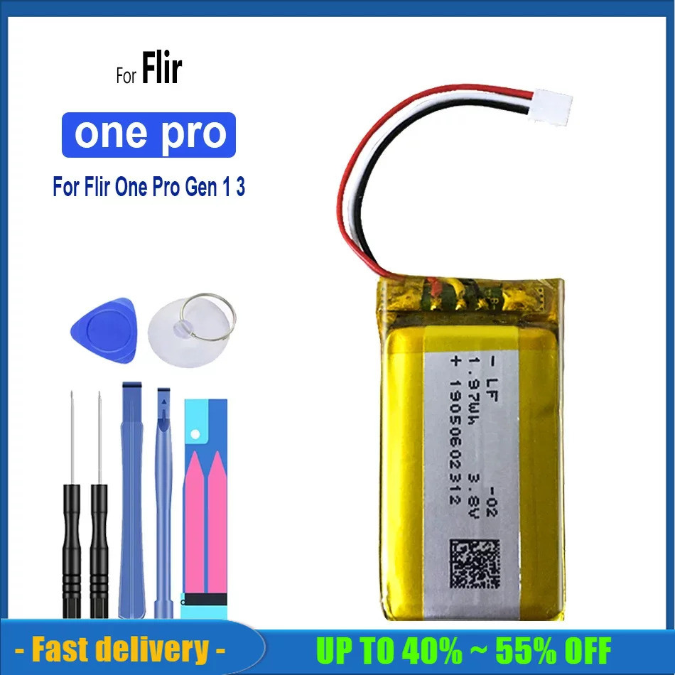 Onepro 520mah Replacement Battery For Flir One Pro 1 Gen1 Gen 3 Gen3 